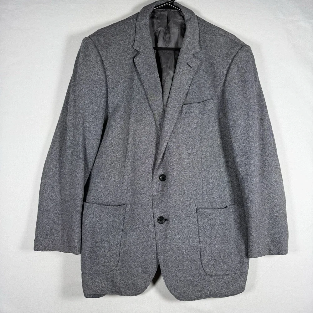 Bonobos Lanificio Fortex Blazer Men 44R Gray Standard Fit Unstructured Jetsetter